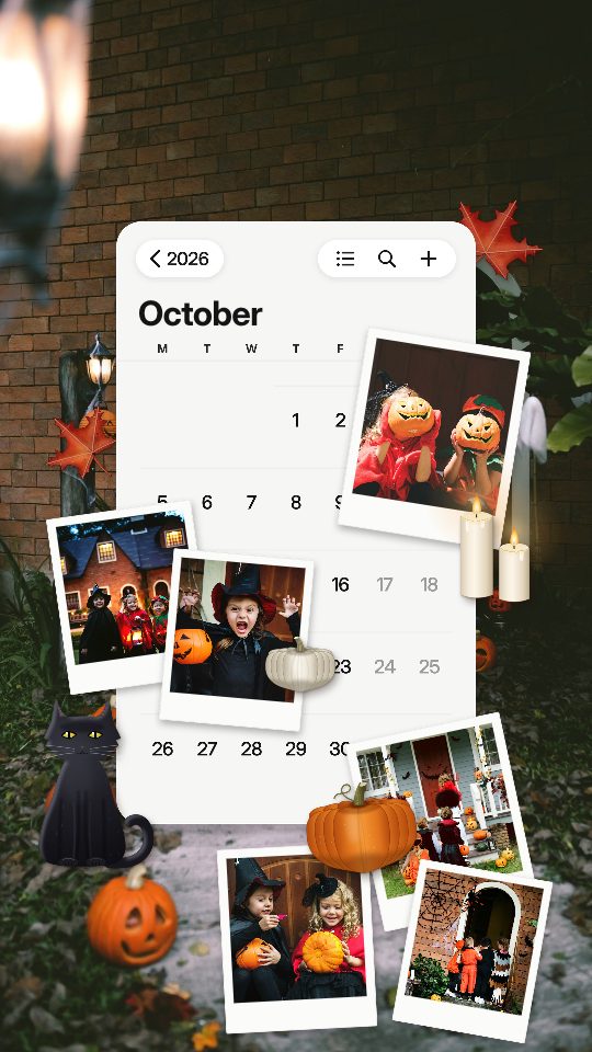 October 2026, a story template