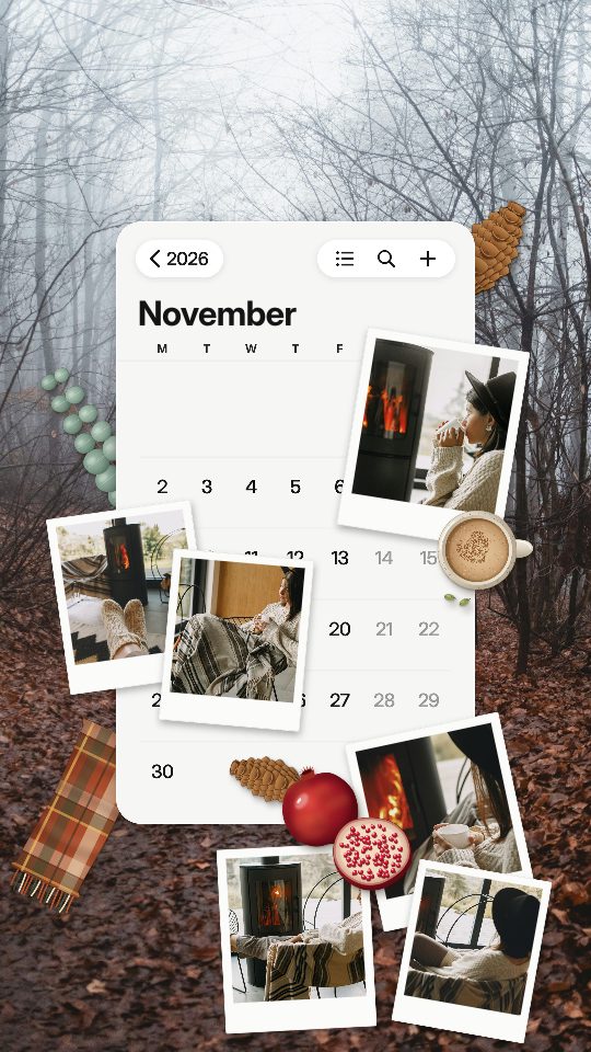 November 2026, a story template