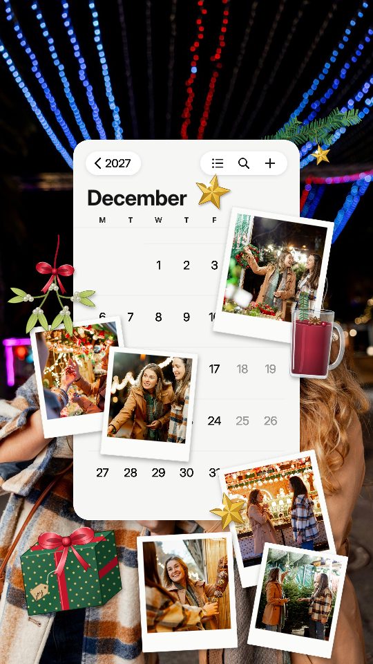 December 2027, a story template