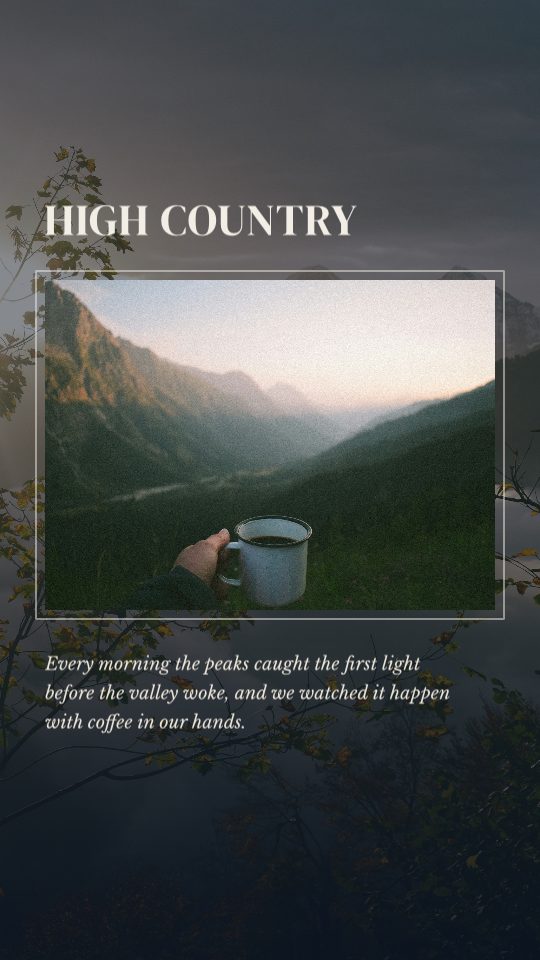 Alpine Page, a story template