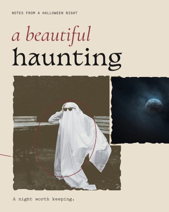 A Beautiful Haunting, a carousel template, 5 pages