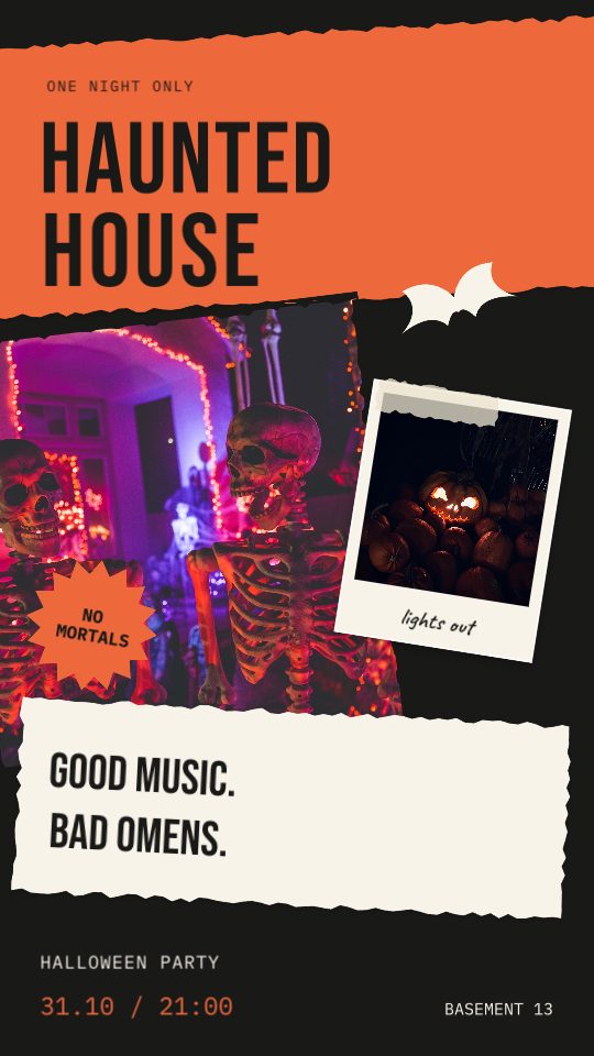 Haunted House, a story template
