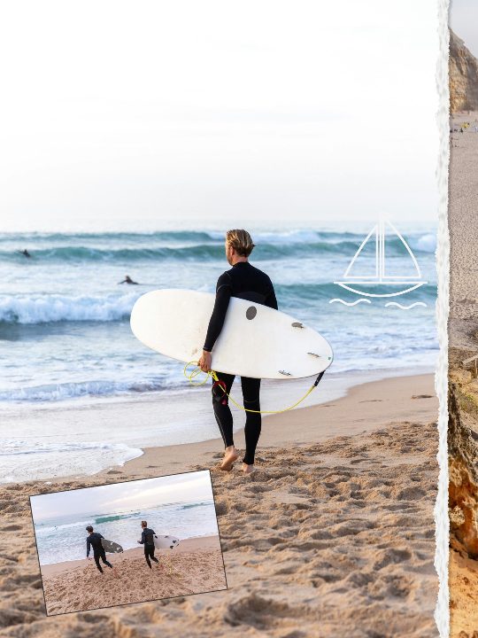 Summer Torn, a carousel template, 4 pages