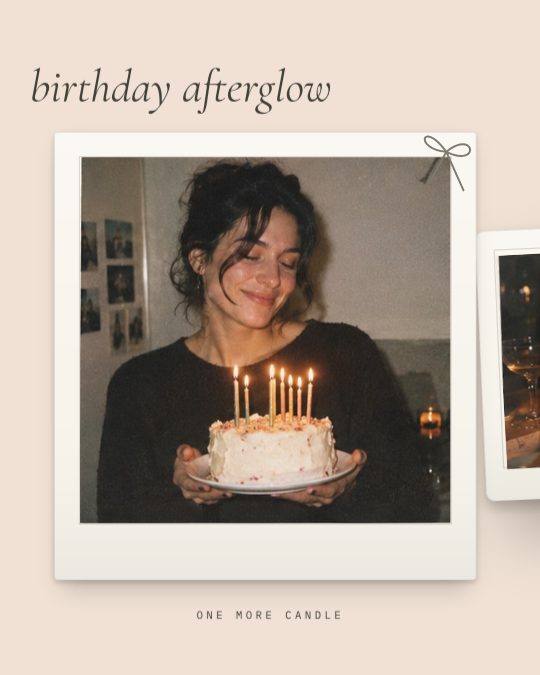 Birthday Afterglow, a carousel template, 3 pages
