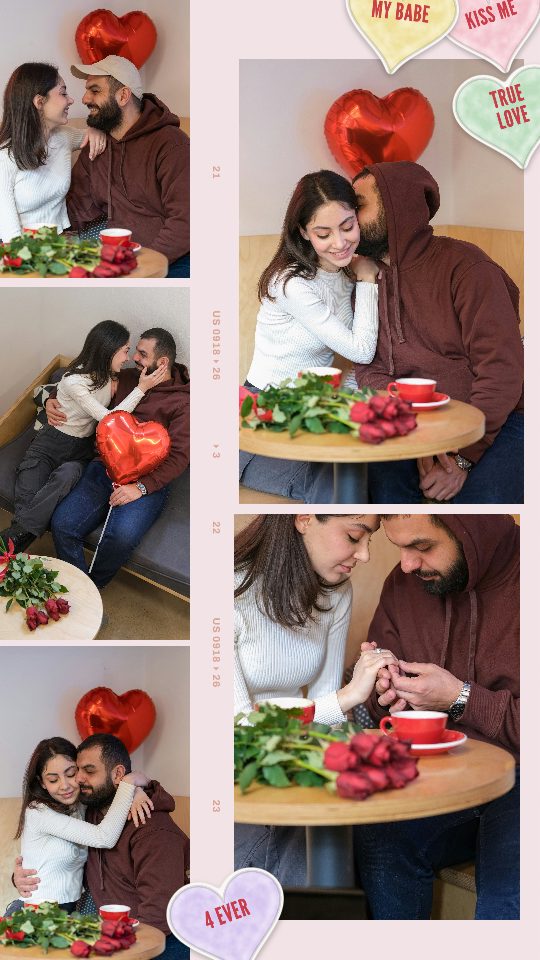Sweetheart Grid, a story template
