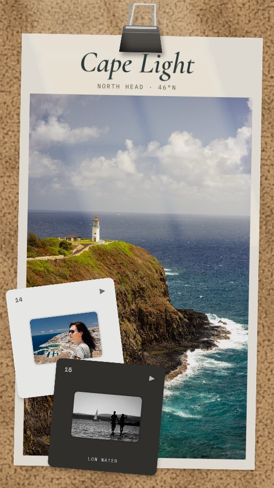 Cape Light, a story template