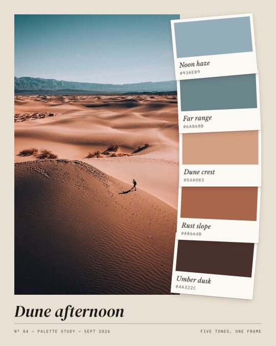 Paint Chips, a collage post template