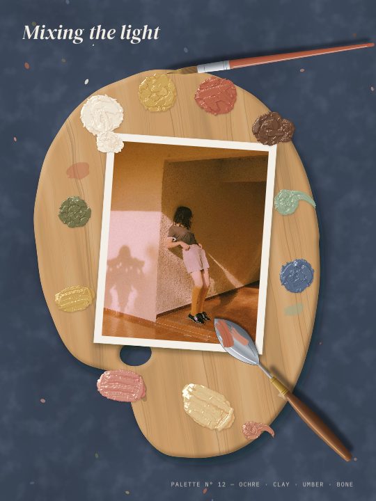 Palette Knife, a collage post template