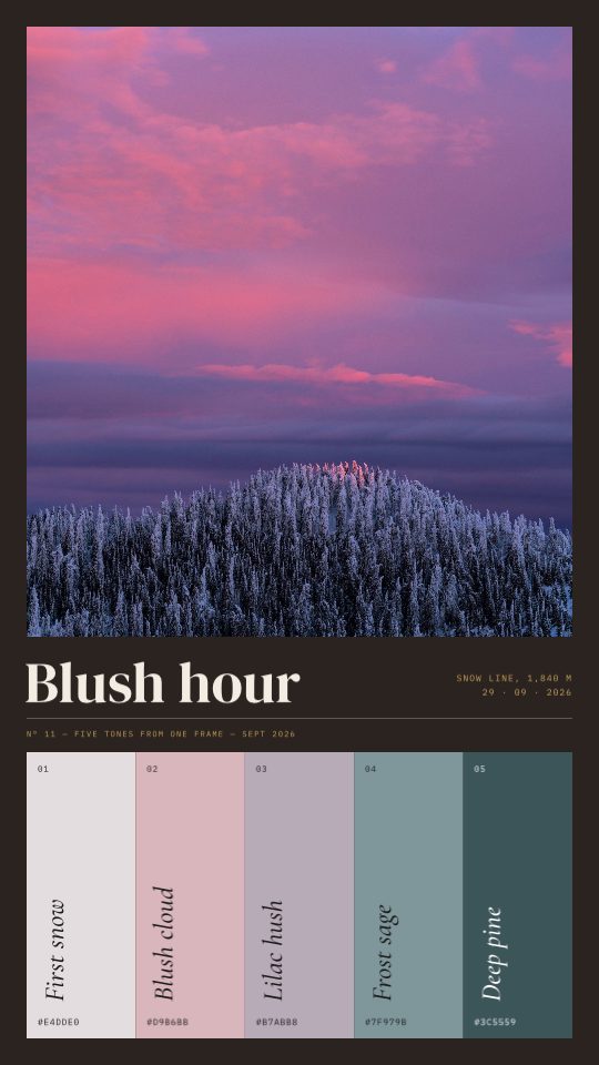 Palette Poster, a story template