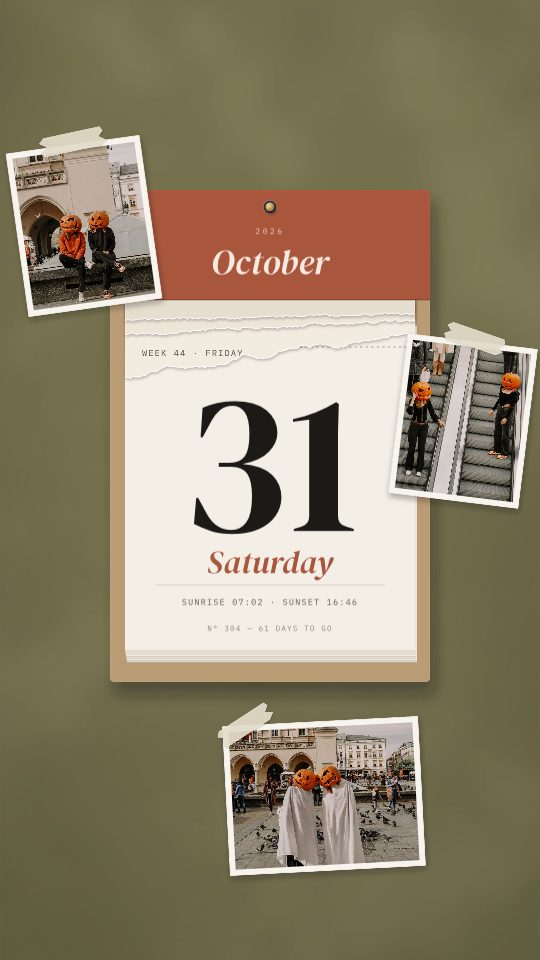 October Tear-Off, a story template