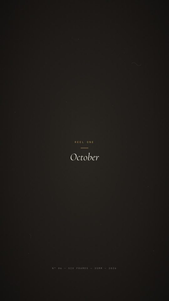 October Reel, a carousel template, 6 pages