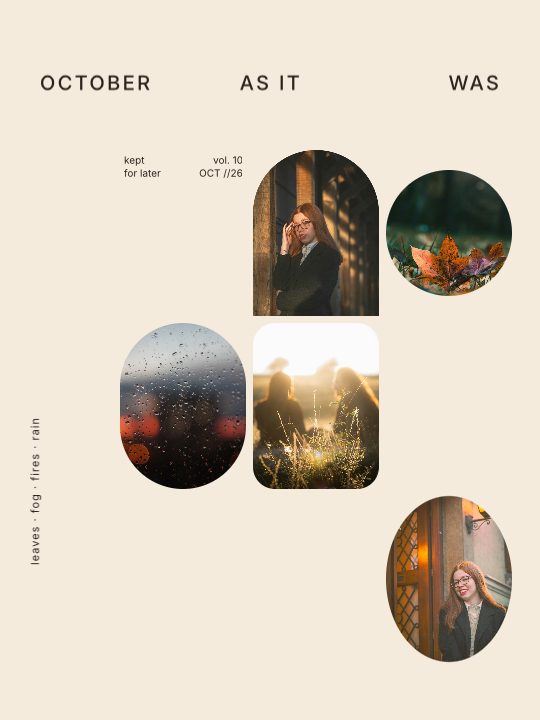 Camera Roll, a carousel template, 5 pages
