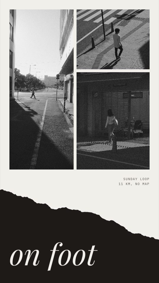 On Foot, a story template