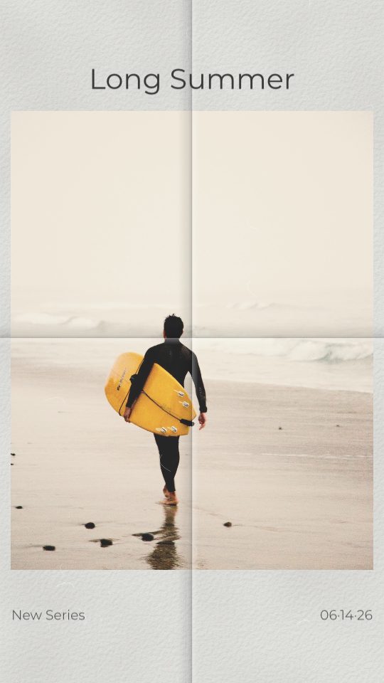 Summer Print, a story template