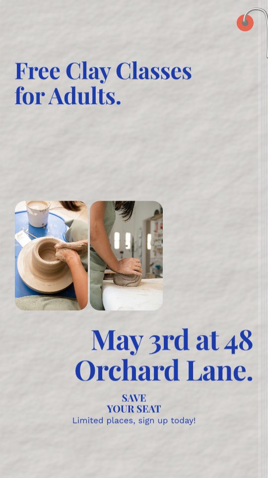 Clay Classes, a story template