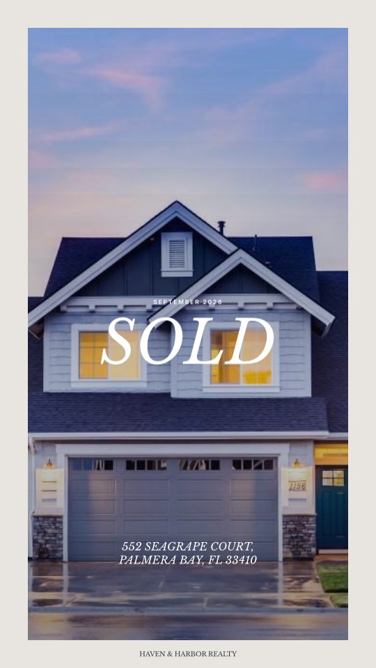 Just Sold, a story template