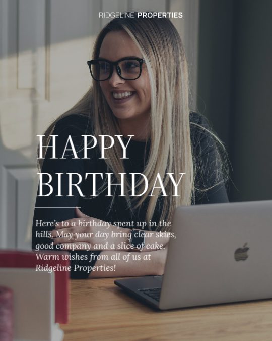Birthday Serif, a collage post template