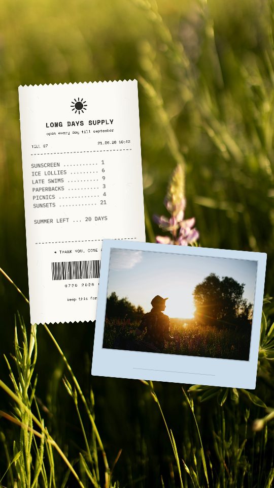 Sun Receipt, a story template