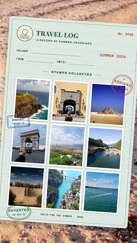 Travel Log, a story template